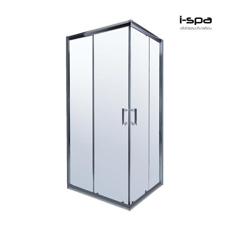 ฉากกั้นอาบน้ำ I-SPA I-SQU003GCR 90x90x190 ซม. สีโครม_0