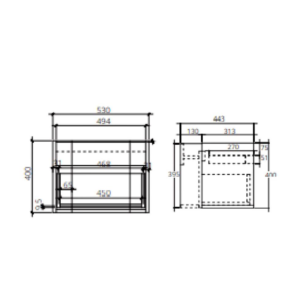 เคาน์เตอร์ COTTO V01581 ลายไม้
