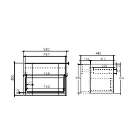 เคาน์เตอร์ COTTO V01581 ลายไม้_1