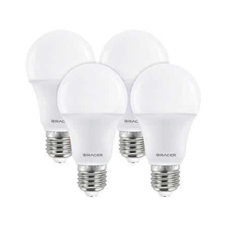 หลอด LED RACER A60 KIMMIE 12.5 วัตต์ DAYLIGHT E27 แพ็ก 4 ชิ้น