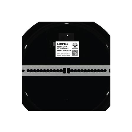 ดาวน์ไลท์ LED LAMPTAN BRIGHT SELECT 8.7 นิ้ว 20 วัตต์ DAYLIGHT/COOL WHITE/WARM WHITE สีดำ_8