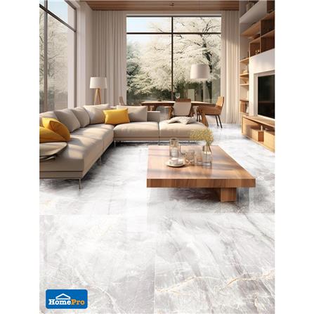 กระเบื้องพื้นพอร์ซเลน 80x160 ซม. TARA เมลิไลท์ ขาว 2.56 ตร.ม._3