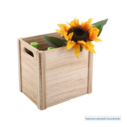 กล่องลังไม้ STACKO DIY M 19x26x24 ซม. สีน้ำตาล_2