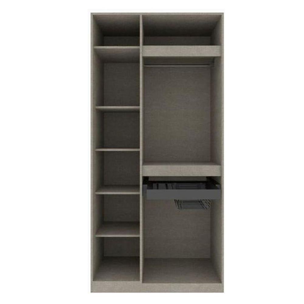 ตู้เสื้อผ้า 2 บานเปิด KONCEPT&nbsp;BLOX 19216707 100 ซม. สีไม้อ่อน