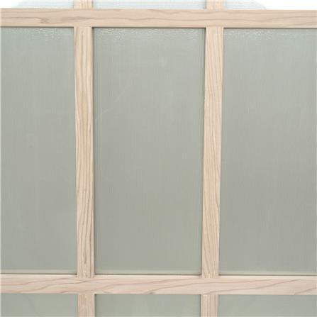 ประตูไม้เฮมล็อกเฟอร์ AZLE ZEN 80X200 ซม. สีธรรมชาติ ไม่เจาะลูกบิด_2