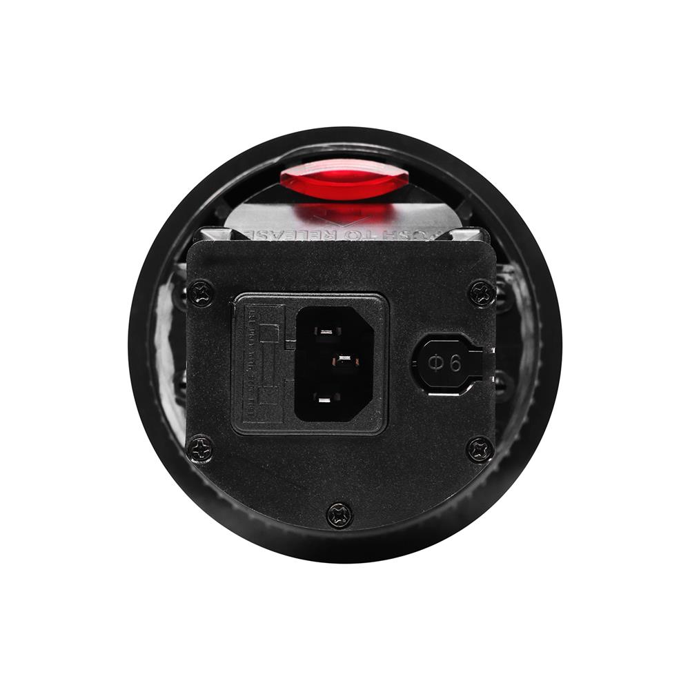 ชุดเต้ารับ 3 ช่องแนวตั้งฝังโต๊ะพร้อมแท่นชาร์จไร้สาย 15 วัตต์ HACO PBK/2EU สีดำ