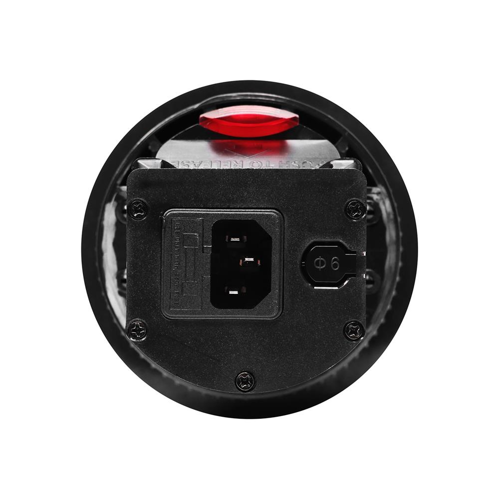 ชุดเต้ารับ 3 ช่องแนวตั้งฝังโต๊ะ พร้อมแท่นชาร์จไร้สาย HACO PTB-3W-PBK/EU-USB สีดำ