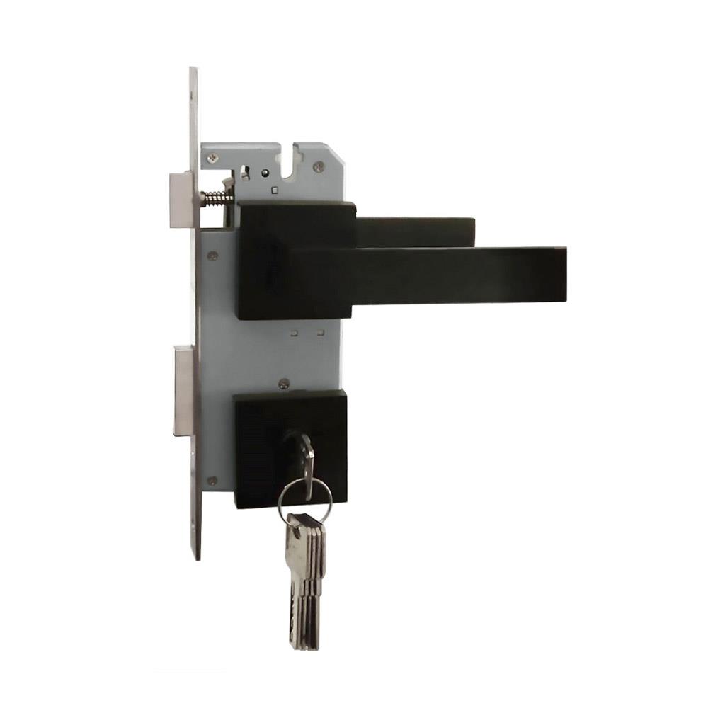 มือจับก้านโยกห้องทั่วไป MORTISE SOLO MS 5525 BN สีดำ