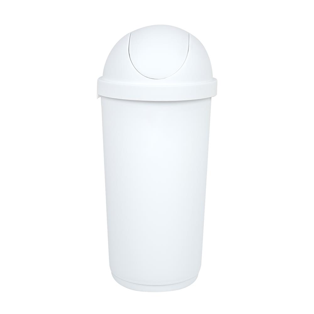 ถังขยะกลม ฝาสวิง ACCO 45 ลิตร สีขาว