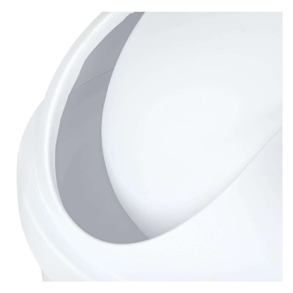 ถังขยะกลม ฝาสวิง ACCO 45 ลิตร สีขาว