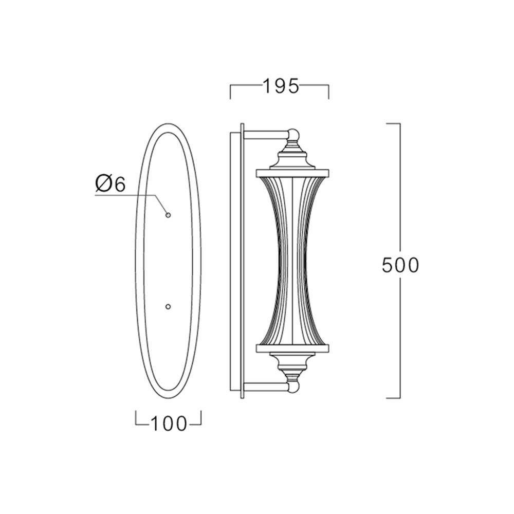 ไฟกิ่งภายนอก L&E 36-01728 สีน้ำตาล
