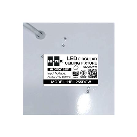 ไฟเพดาน LED HI-TEK HFIL255DCW 19.3 นิ้ว 55 วัตต์ DAYLIGHT/CO0L WHITE/WARM WHITE สีขาว/ทอง_6