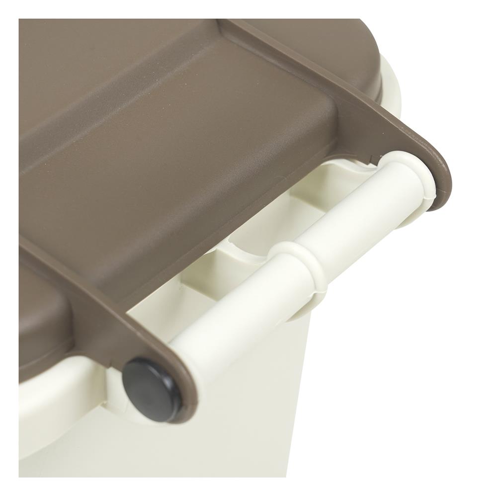 ถังขยะเหลี่ยมฝาเปิด ACCO MINI 11 ลิตร สีเบจ/น้ำตาล