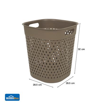 ถังขยะเหลี่ยม ACCO BASKET 14 ลิตร สีน้ำตาล_5