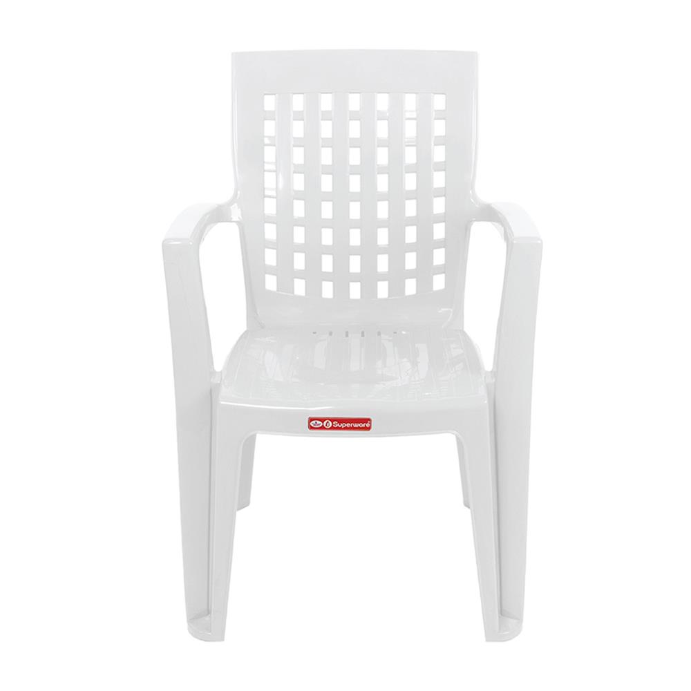 เก้าอี้พลาสติก SUPERWARE CH-67 สีขาว