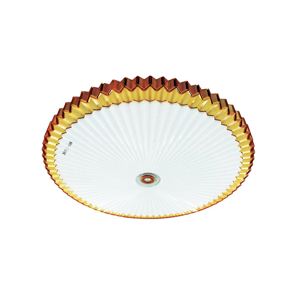 ไฟเพดาน LED HI-TEK HFIL355DCW 19 นิ้ว 55 วัตต์ DAYLIGHT/COOL WHITE/WARM WHITE สีขาว/ทอง