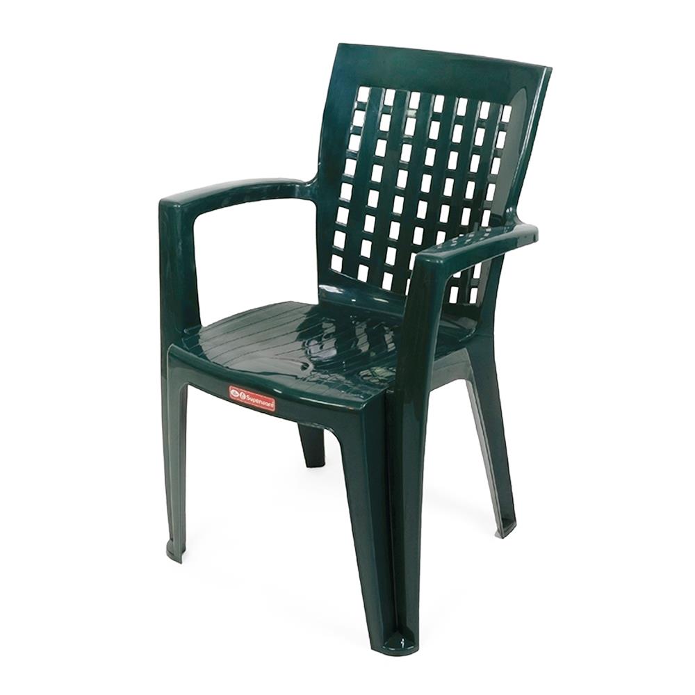 เก้าอี้พลาสติก SUPERWARE CH-67 สีเขียวเข้ม