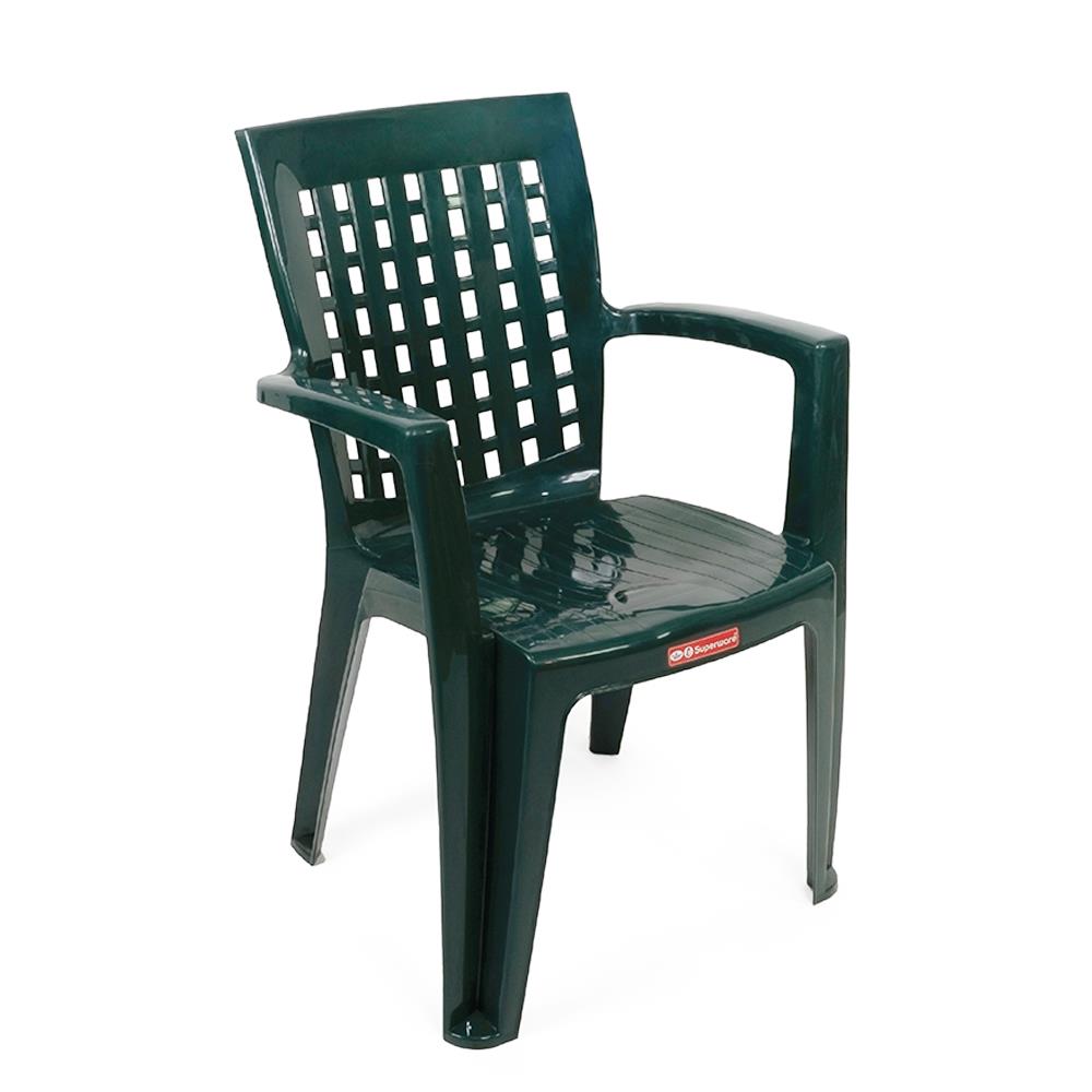 เก้าอี้พลาสติก SUPERWARE CH-67 สีเขียวเข้ม