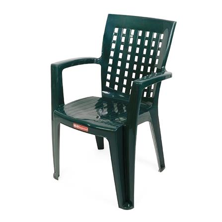 เก้าอี้พลาสติก SUPERWARE CH-67 สีเขียวเข้ม