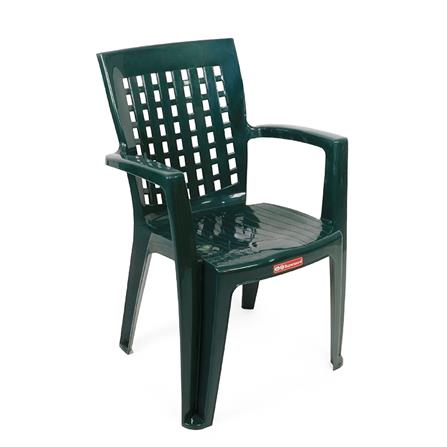 เก้าอี้พลาสติก SUPERWARE CH-67 สีเขียวเข้ม_2