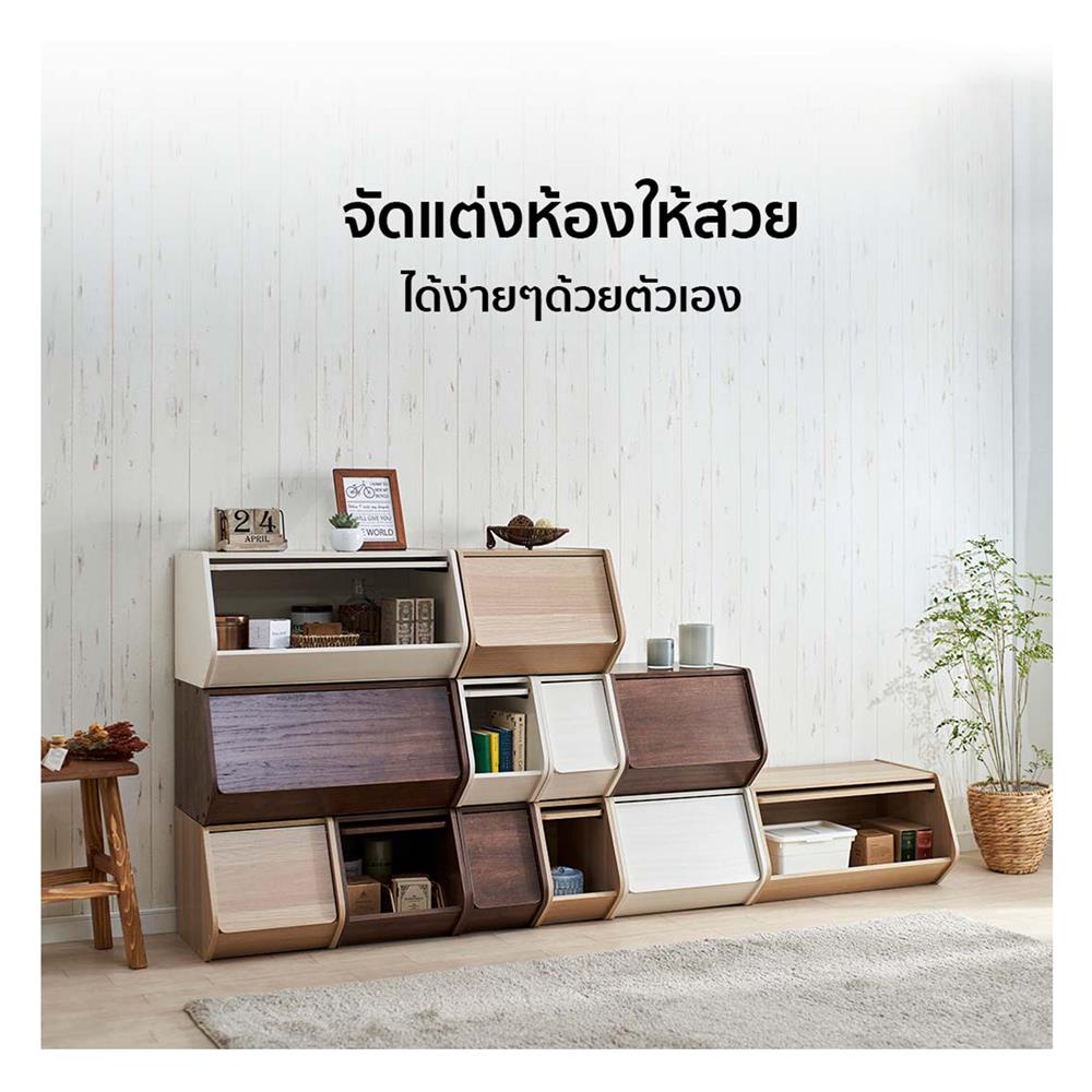 กล่องเก็บของ IRIS OHYAMA STB-400D สีขาว