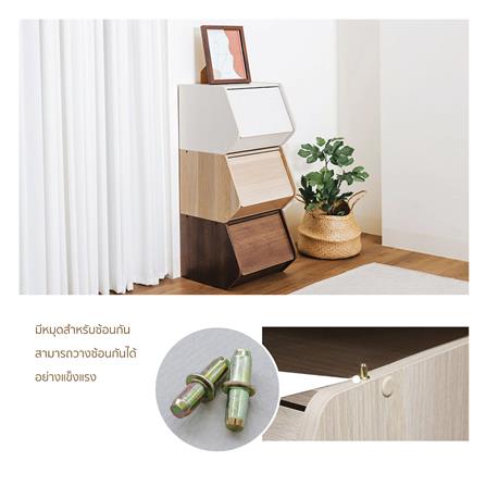 กล่องเก็บของ IRIS OHYAMA STB-400D สีขาว_6