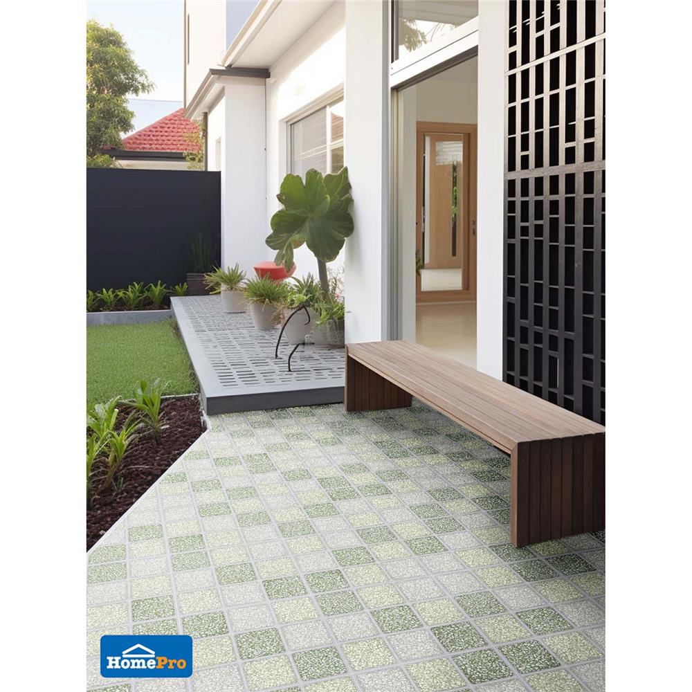 กระเบื้องพื้น 16x16 นิ้ว TARA เคอร์ติส เขียว PM 0.96 ตร.ม.