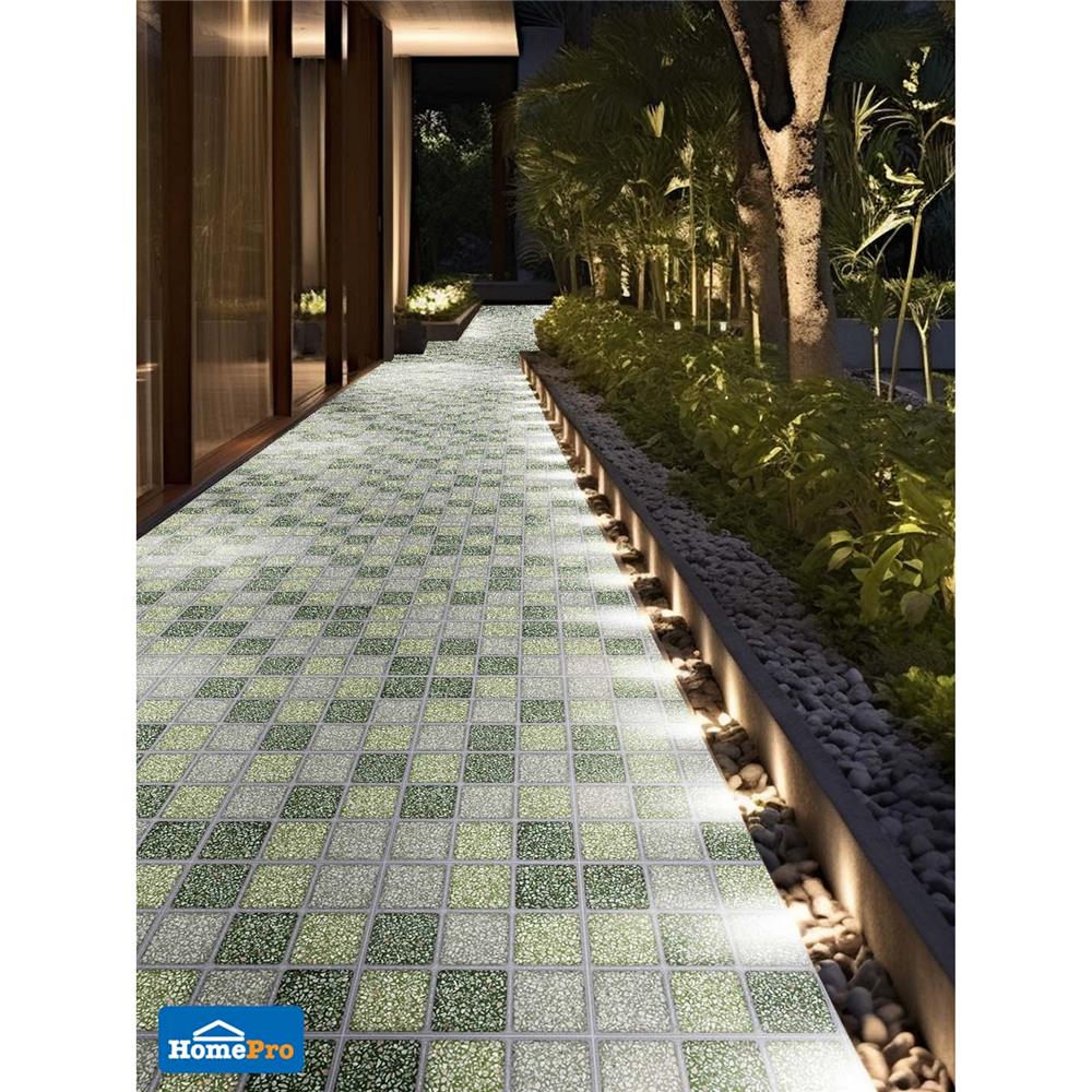 กระเบื้องพื้น 16x16 นิ้ว TARA เคอร์ติส เขียว PM 0.96 ตร.ม.