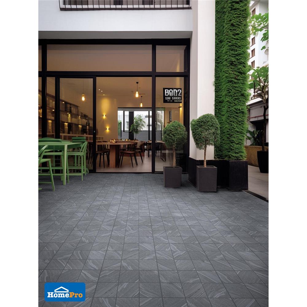 กระเบื้องพื้น 16x16 นิ้ว COTTO เซนทอร์ ดำ (ECO) PM 0.96 ตร.ม.