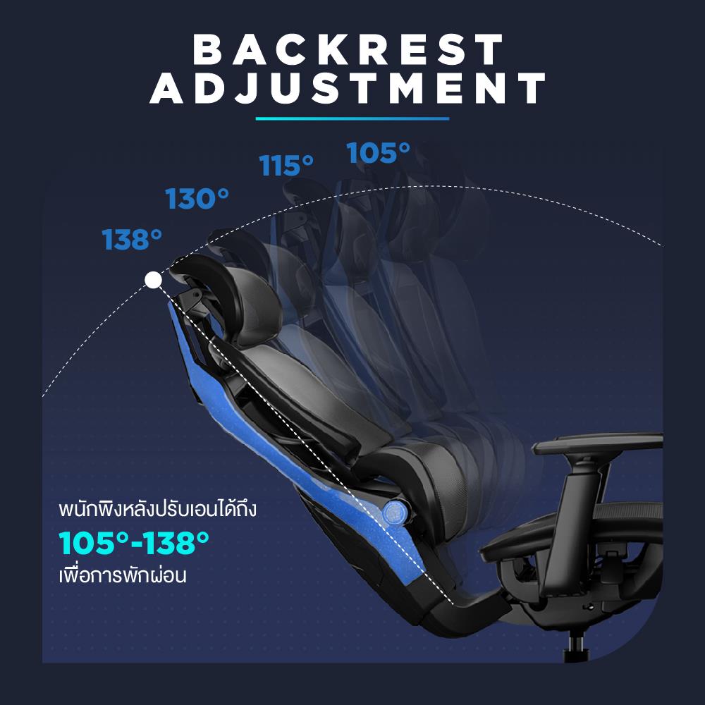 เก้าอี้สุขภาพ ERGOTREND STUNT สีดำ