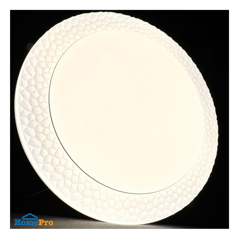 ไฟเพดาน LED SHINING S-CE05000C-101 20 นิ้ว 50 วัตต์ DAYLIGHT/COOL WHITE/WARM WHITE สีขาว