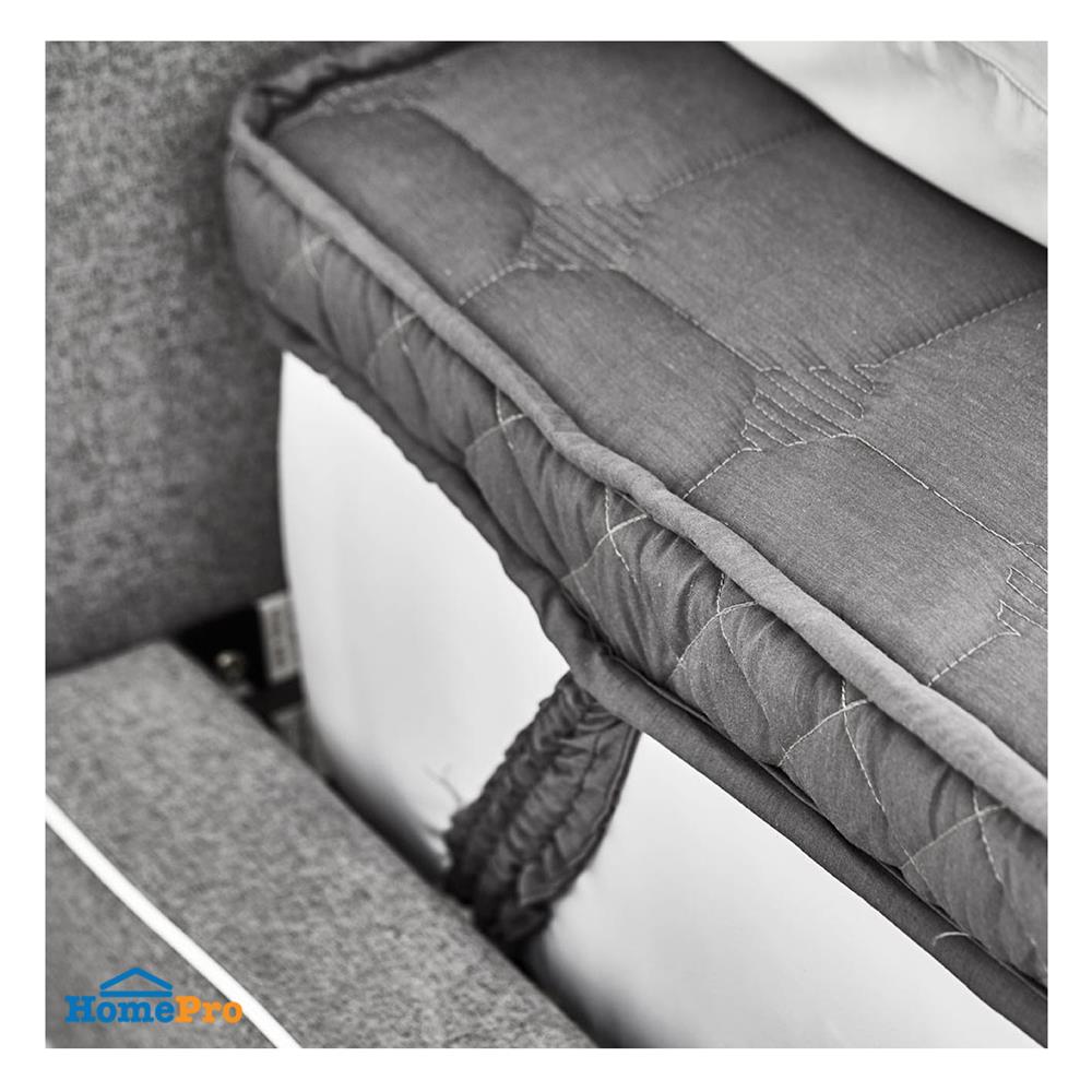 แผ่นรองนอน 3.5 ฟุต LOTUS SILVER SKY สีเทาเข้ม