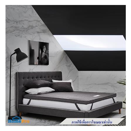 แผ่นรองนอน 3.5 ฟุต LOTUS SILVER SKY สีเทาเข้ม_3