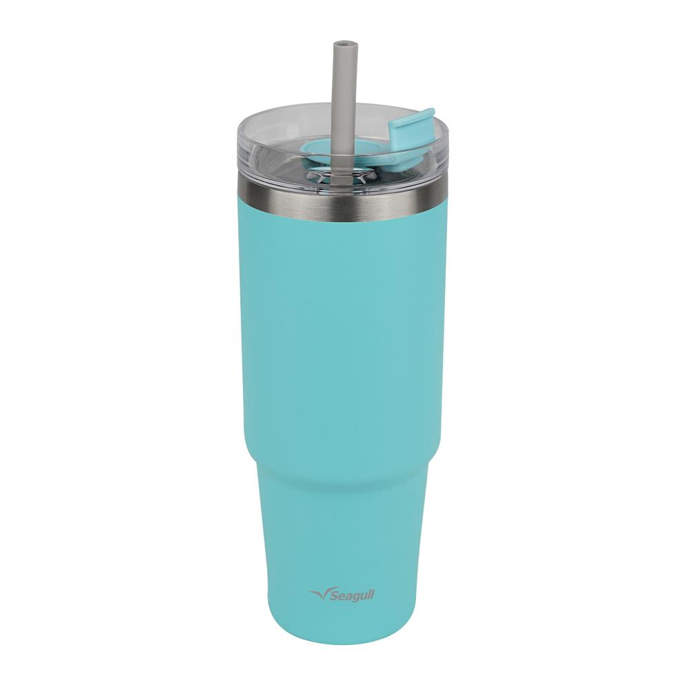 แก้วน้ำสุญญากาศ 0.9 ลิตร SEAGULL READY สีฟ้า