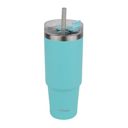 แก้วน้ำสุญญากาศ 0.9 ลิตร SEAGULL READY สีฟ้า_0