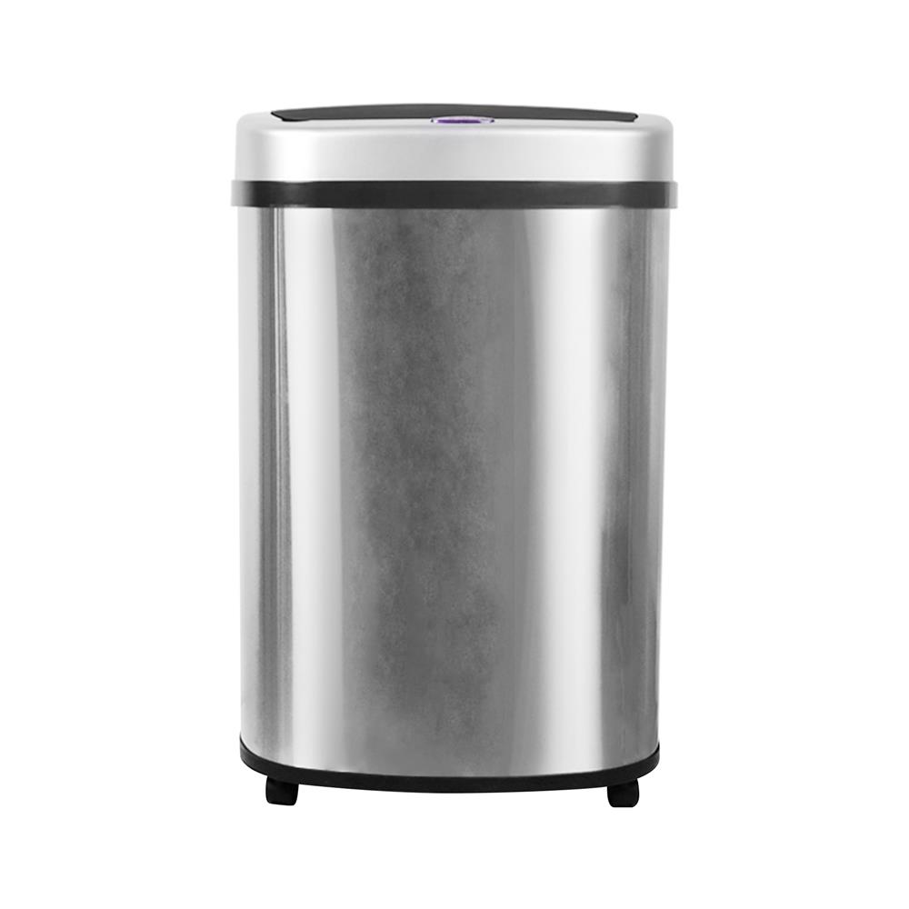 ถังขยะอัจฉริยะ มีล้อ RIN 50 ลิตร สีเงิน