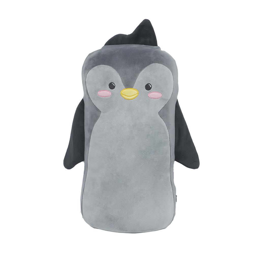 เบาะรองหลัง HOME LIVING STYLE PENGUIN 8X17 นิ้ว สีเทา