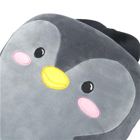 เบาะรองหลัง HOME LIVING STYLE PENGUIN 8X17 นิ้ว สีเทา_3