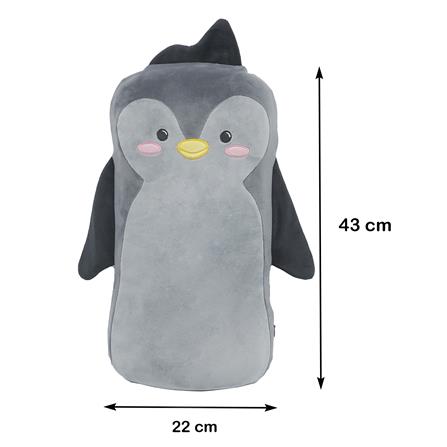 เบาะรองหลัง HOME LIVING STYLE PENGUIN 8X17 นิ้ว สีเทา_6
