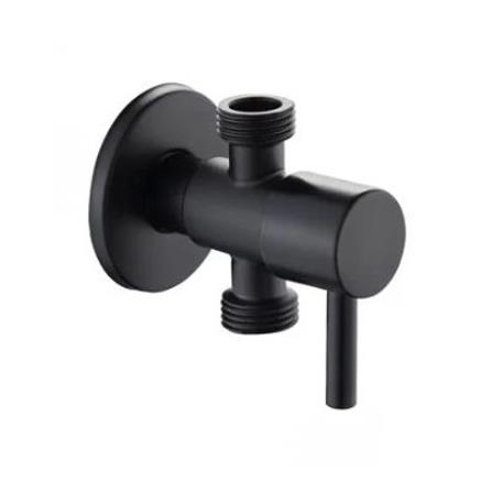 สต็อปวาล์ว 2 ทาง HONS SV6001-2 สีดำ