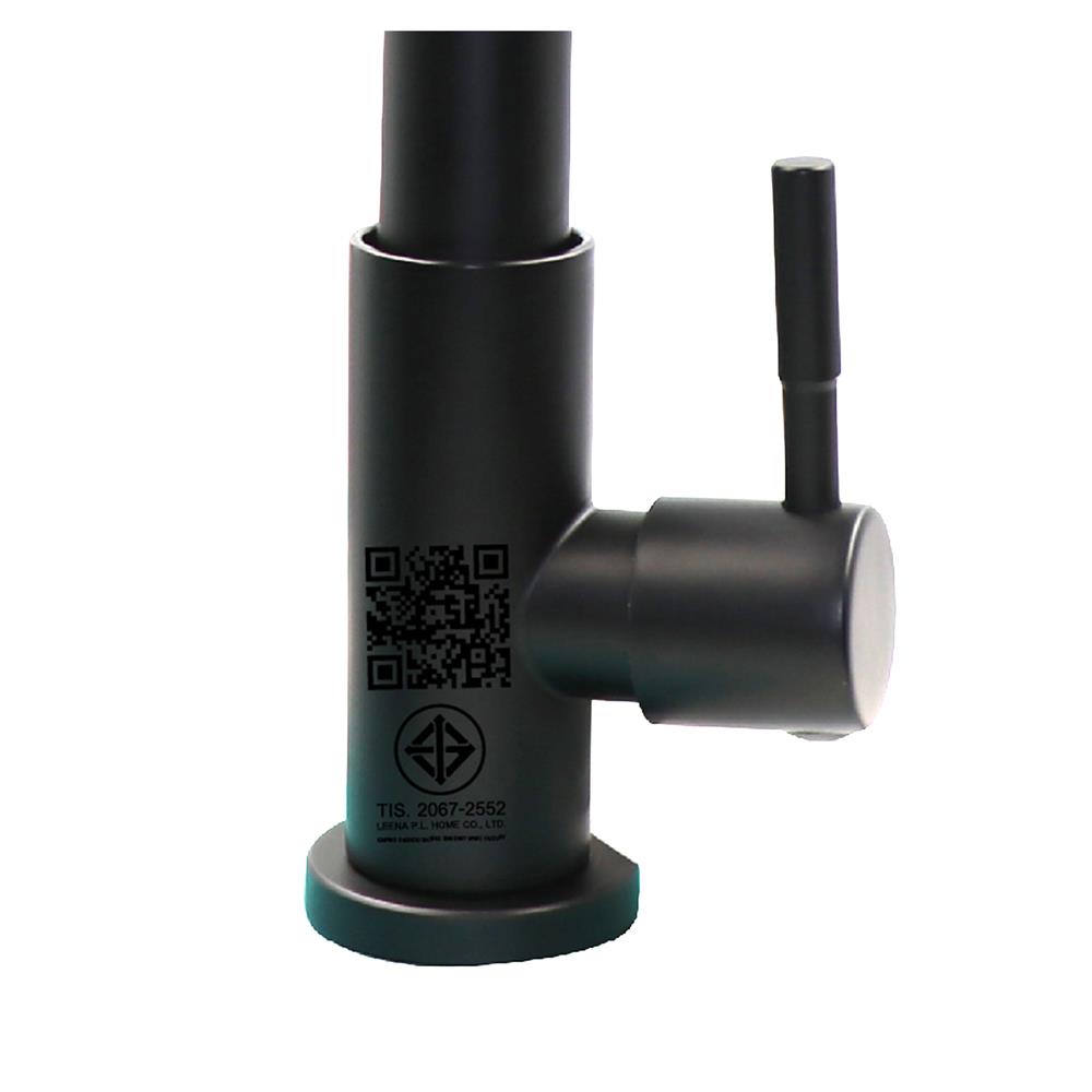 ก๊อกซิงค์เดี่ยวเคาน์เตอร์ HONS FC6002 สีดำ