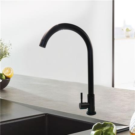 ก๊อกซิงค์เดี่ยวเคาน์เตอร์ HONS FC6002 สีดำ_1