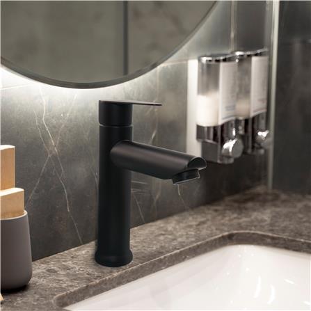 ก๊อกอ่างล้างหน้า HONS F6002 สีดำ_2