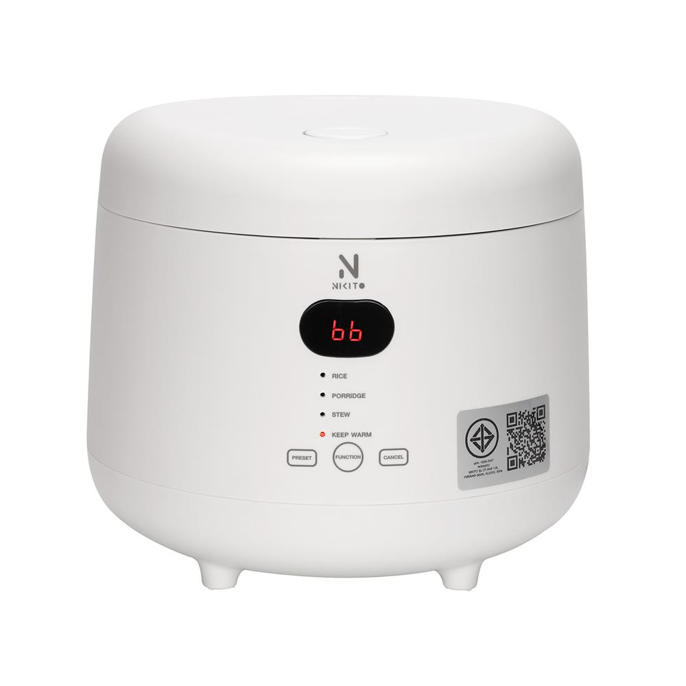 หม้อหุงข้าว DIGITAL NIKITO OT-RA8 สีขาว 1 ลิตร