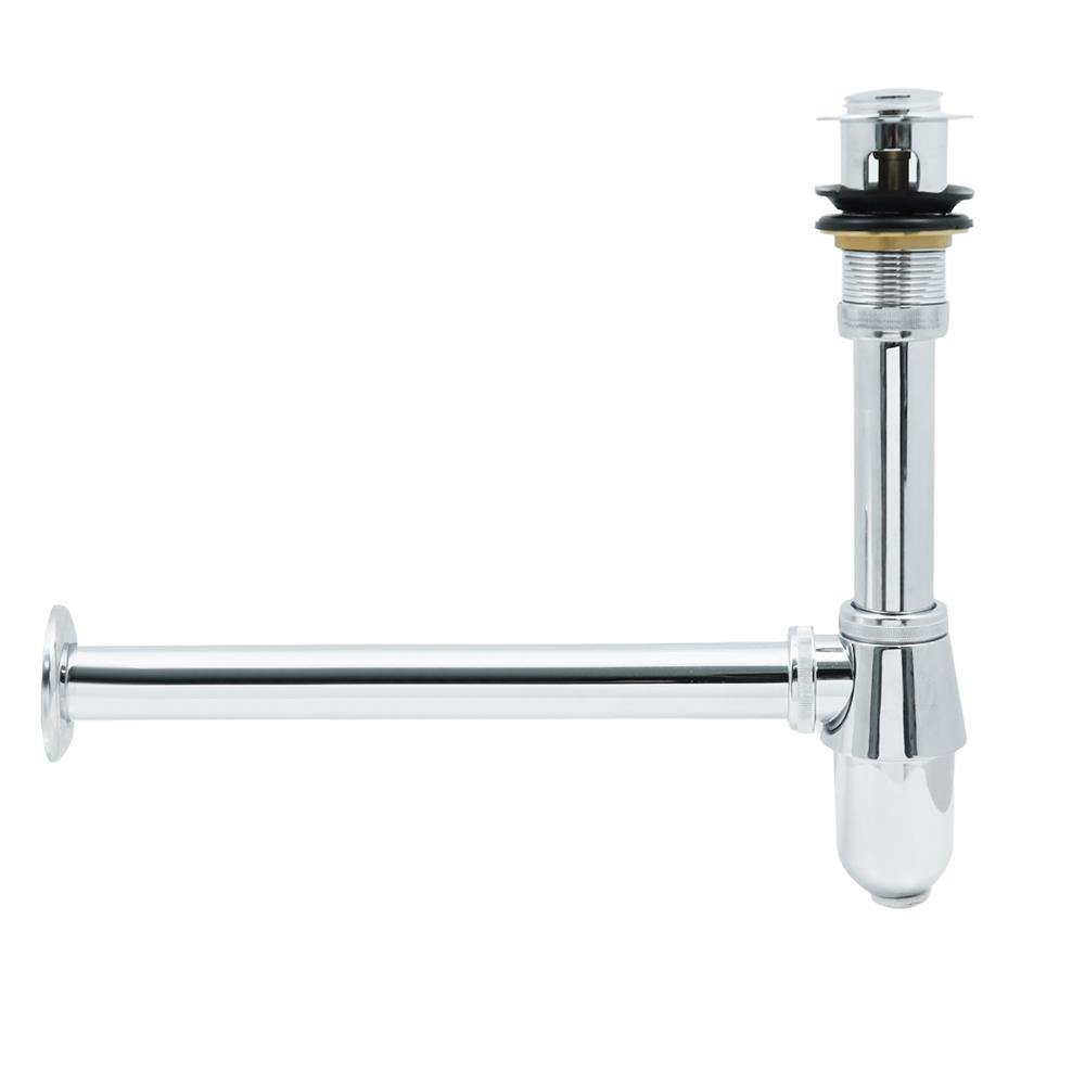 ชุดท่อน้ำทิ้งอ่างล้างหน้ากระปุกพร้อมสะดือ MOYA MY DR-BA02 30 ซม.