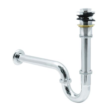 ท่อน้ำทิ้งอ่างล้างหน้าพีแทรปพร้อมสะดือ MOYA MY DR-BA03 25 ซม._0