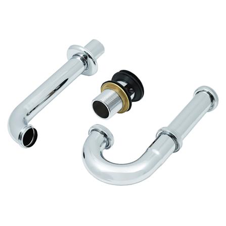 ท่อน้ำทิ้งอ่างล้างหน้าพีแทรปพร้อมสะดือ MOYA MY DR-BA03 25 ซม._1