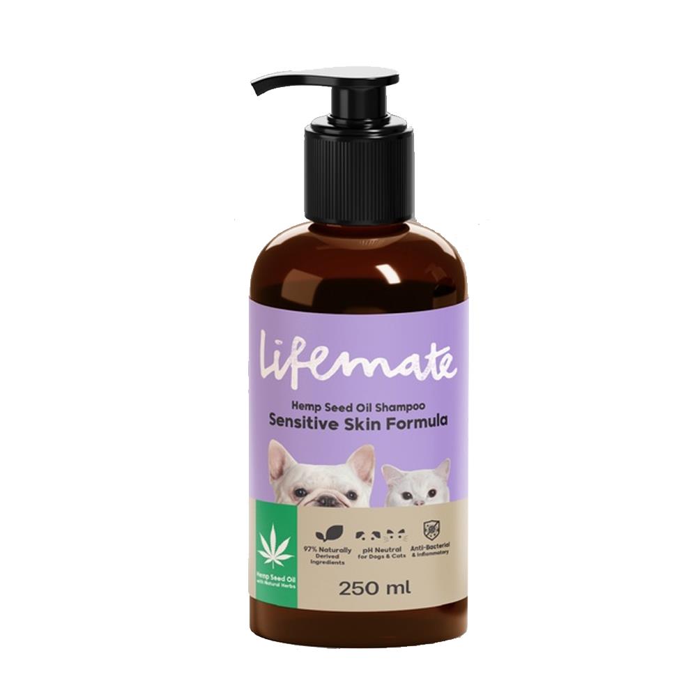 แชมพูอาบน้ำ LIFEMATE HEMP SEED OIL สูตรผิวบอบบาง 250 มล.
