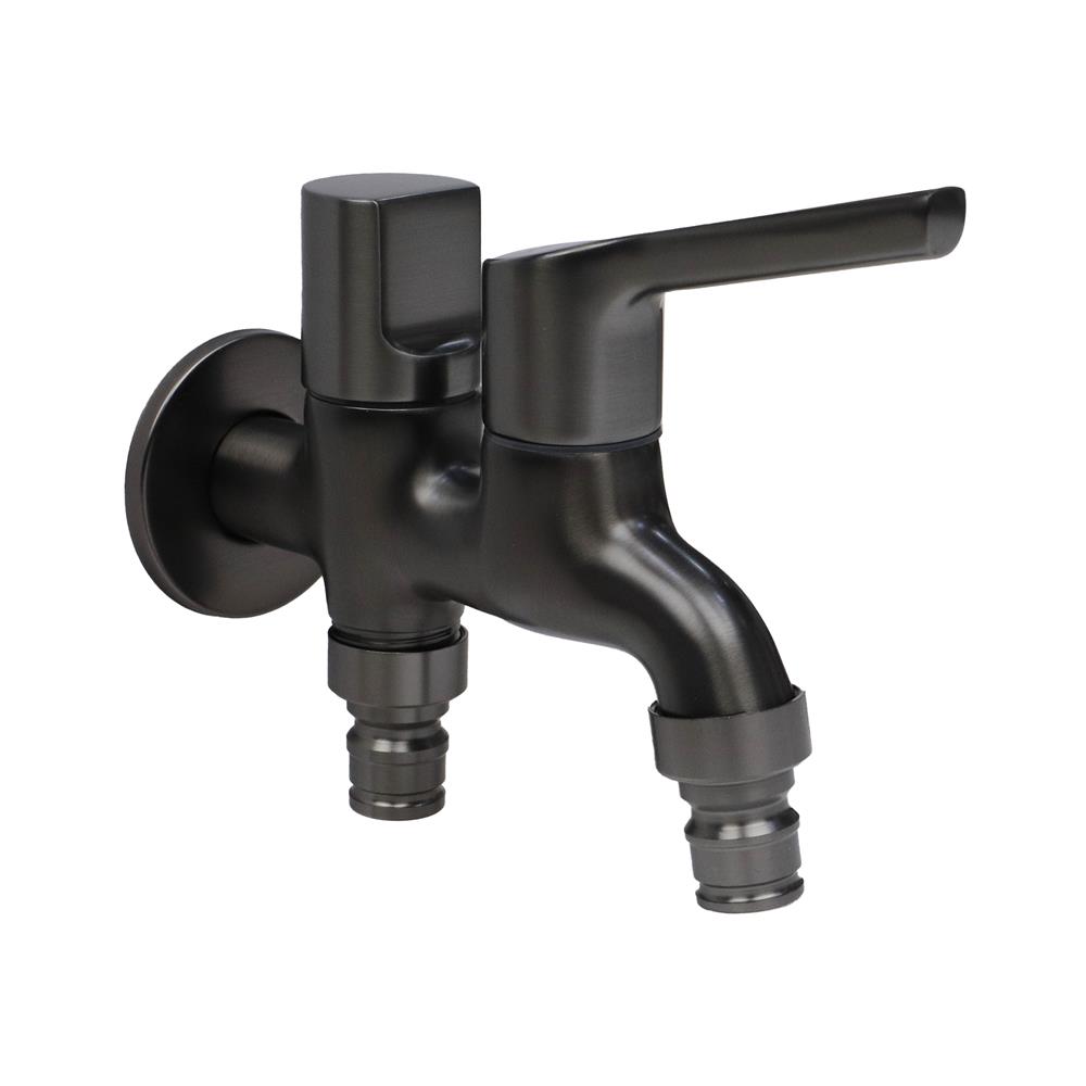 ก๊อกล้างพื้น 2 ทาง MOYA 1064 สีเทา