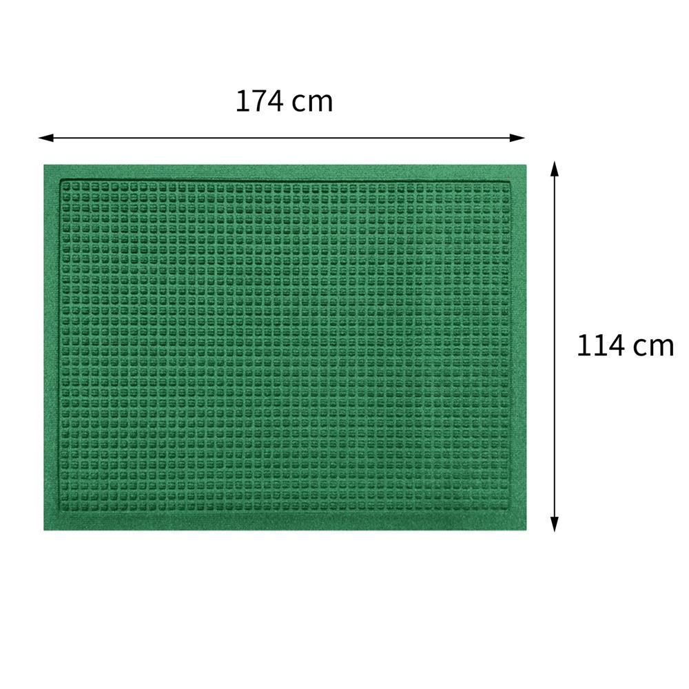 พรมเช็ดเท้าดักฝุ่น KLEEN-TEX WHII 114X174 ซม. สีเขียว